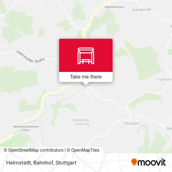 Карта Helmstadt, Bahnhof