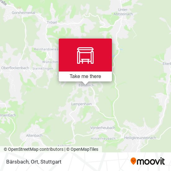 Карта Bärsbach, Ort