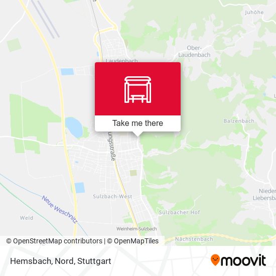 Карта Hemsbach, Nord