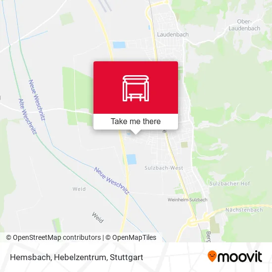 Карта Hemsbach, Hebelzentrum