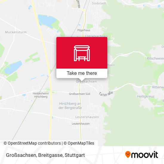 Großsachsen, Breitgasse map