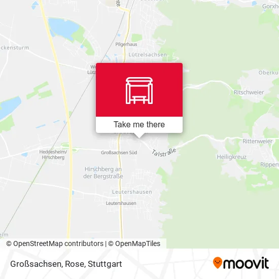 Карта Großsachsen, Rose