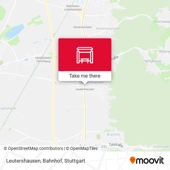 Leutershausen, Bahnhof map