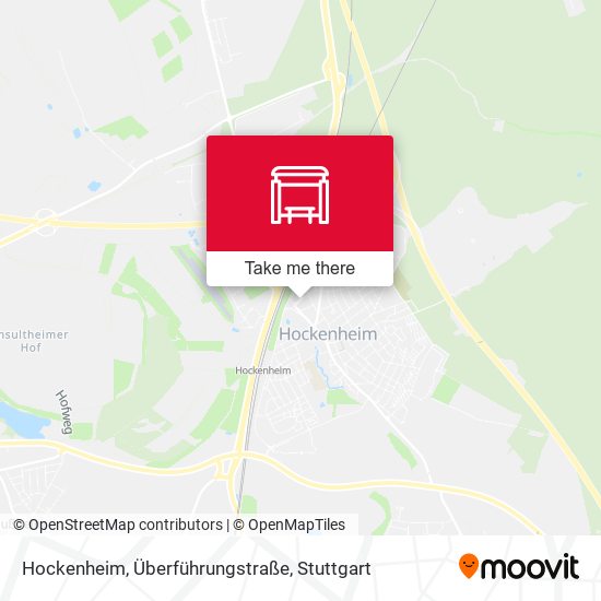 Hockenheim, Überführungstraße map