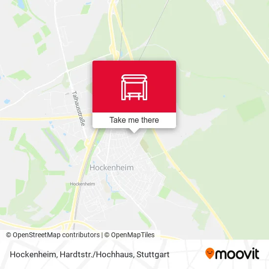 Карта Hockenheim, Hardtstr./Hochhaus