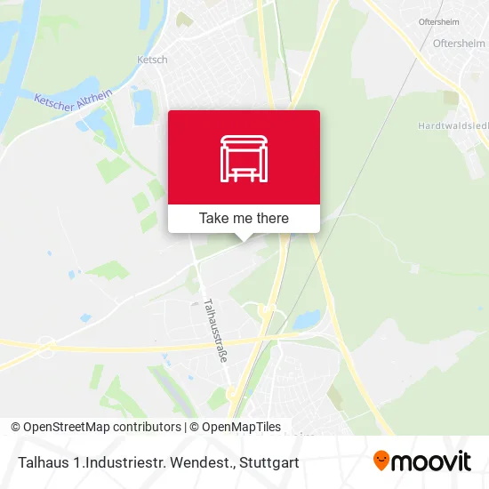Карта Talhaus 1.Industriestr. Wendest.