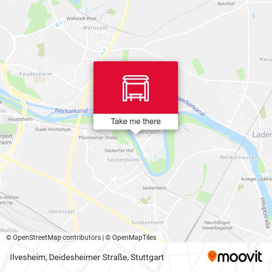 Ilvesheim, Deidesheimer Straße map