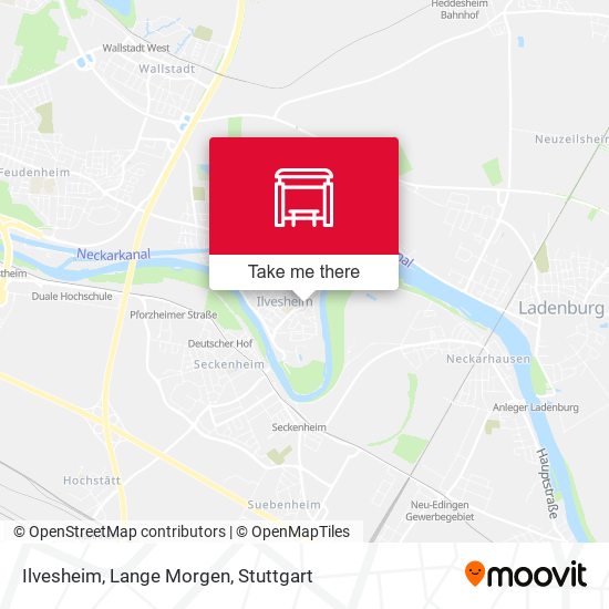 Карта Ilvesheim, Lange Morgen