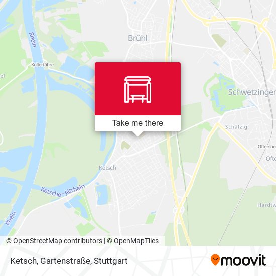 Ketsch, Gartenstraße map