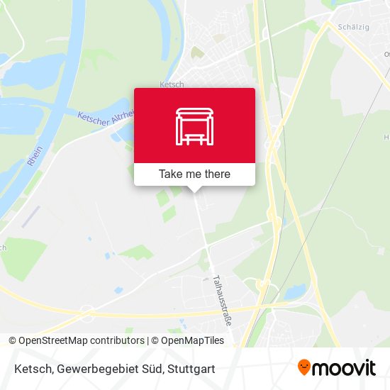 Ketsch, Gewerbegebiet Süd map