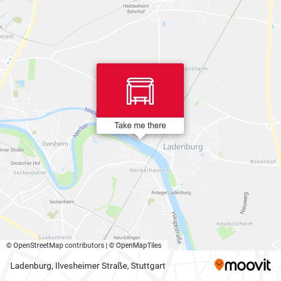 Карта Ladenburg, Ilvesheimer Straße