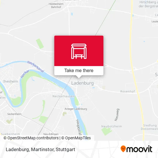 Карта Ladenburg, Martinstor