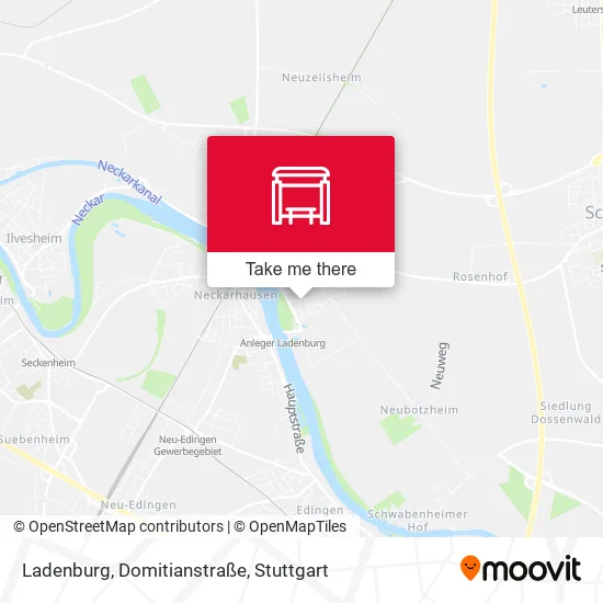 Карта Ladenburg, Domitianstraße