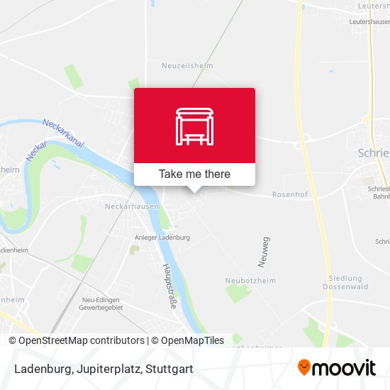 Ladenburg, Jupiterplatz map