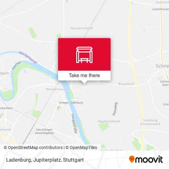 Ladenburg, Jupiterplatz map
