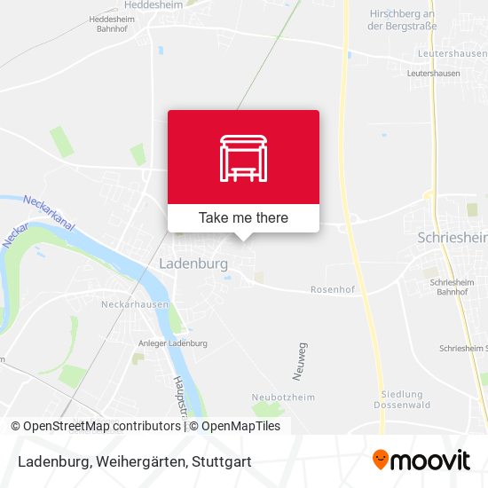Ladenburg, Weihergärten map