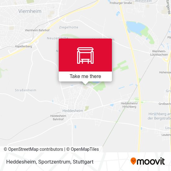 Heddesheim, Sportzentrum map