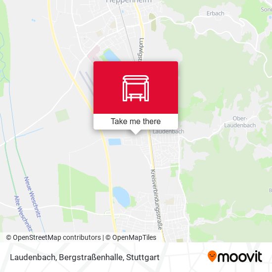 Laudenbach, Bergstraßenhalle map