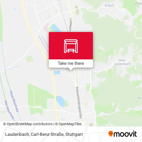 Карта Laudenbach, Carl-Benz-Straße