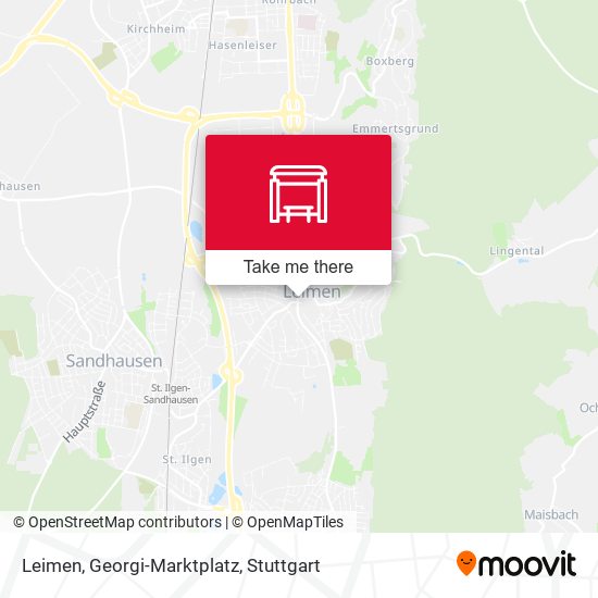 Карта Leimen, Georgi-Marktplatz