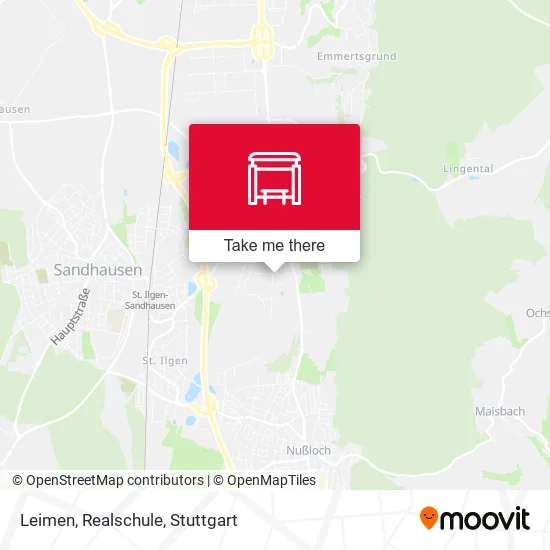Карта Leimen, Realschule