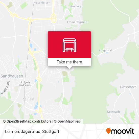 Leimen, Jägerpfad map