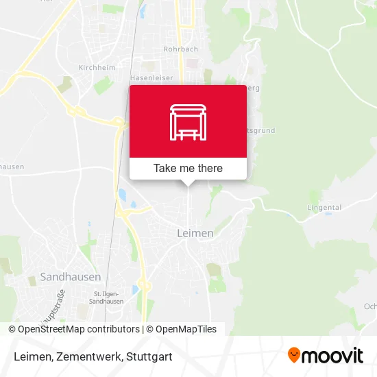 Карта Leimen, Zementwerk