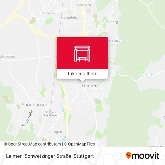 Карта Leimen, Schwetzinger Straße