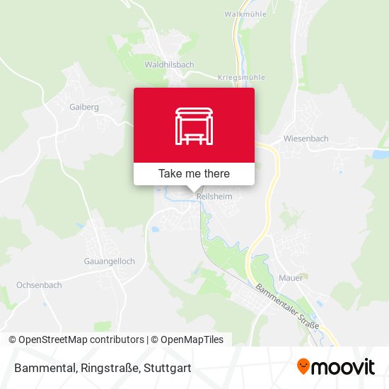 Bammental, Ringstraße map