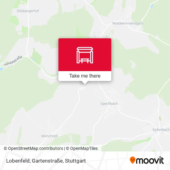 Карта Lobenfeld, Gartenstraße