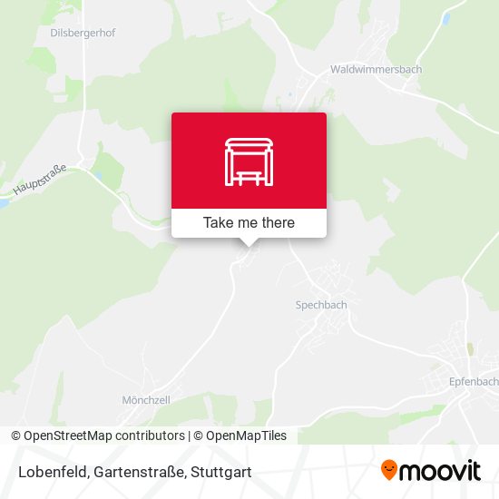 Карта Lobenfeld, Gartenstraße