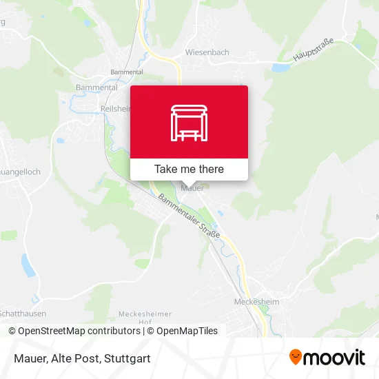 Карта Mauer, Alte Post