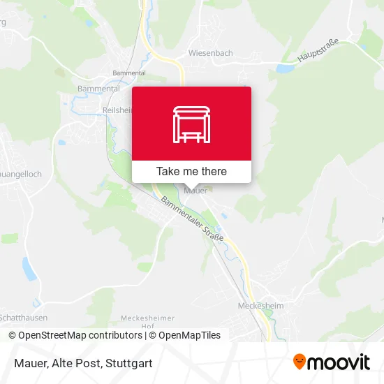 Карта Mauer, Alte Post