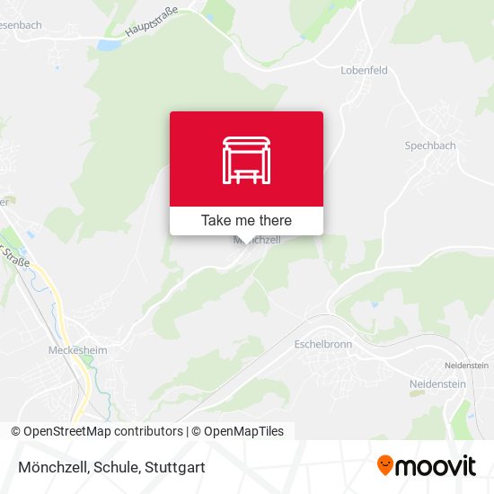 Mönchzell, Schule map