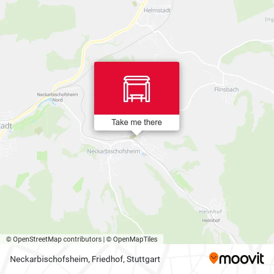 Карта Neckarbischofsheim, Friedhof