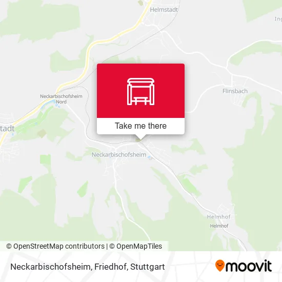 Карта Neckarbischofsheim, Friedhof