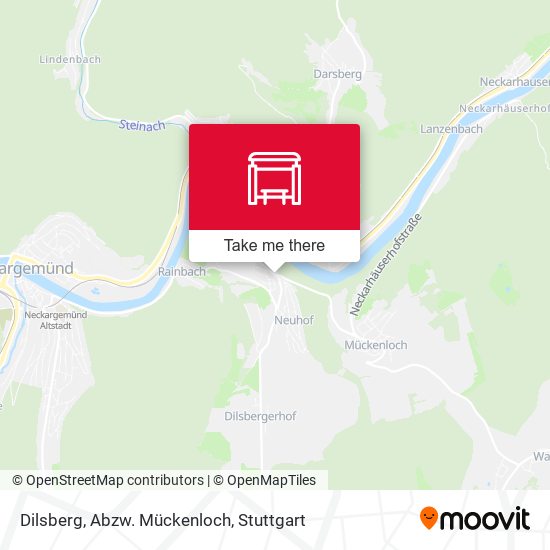 Dilsberg, Abzw. Mückenloch map