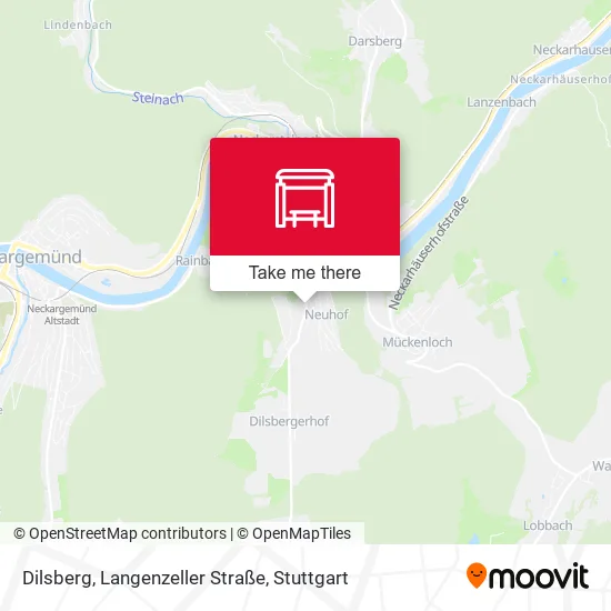Карта Dilsberg, Langenzeller Straße