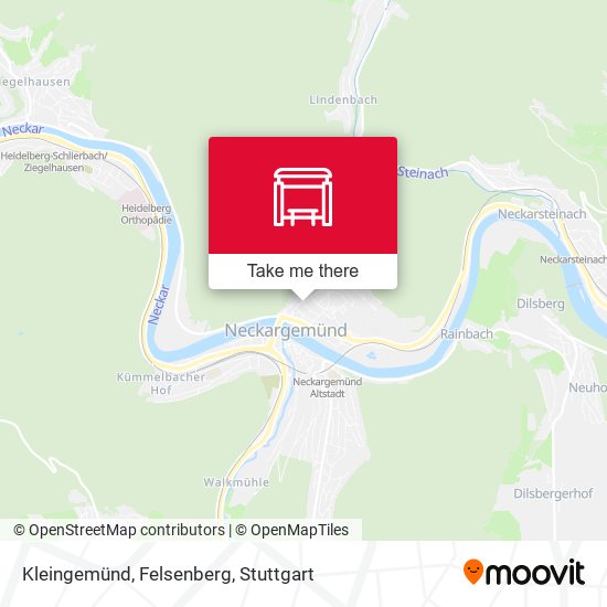 Kleingemünd, Felsenberg map