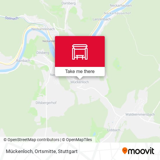 Mückenloch, Ortsmitte map