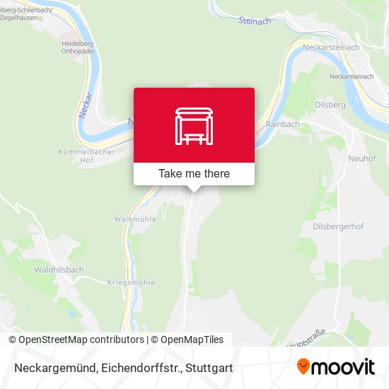 Карта Neckargemünd, Eichendorffstr.