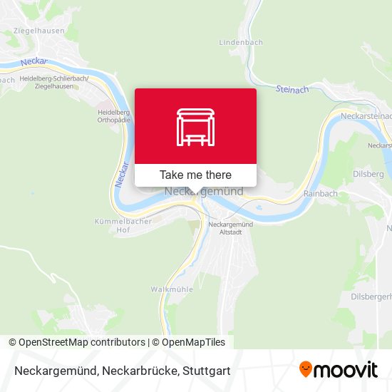 Neckargemünd, Neckarbrücke map