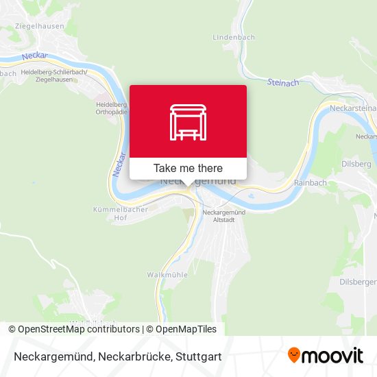 Neckargemünd, Neckarbrücke map
