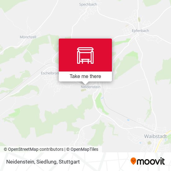 Карта Neidenstein, Siedlung