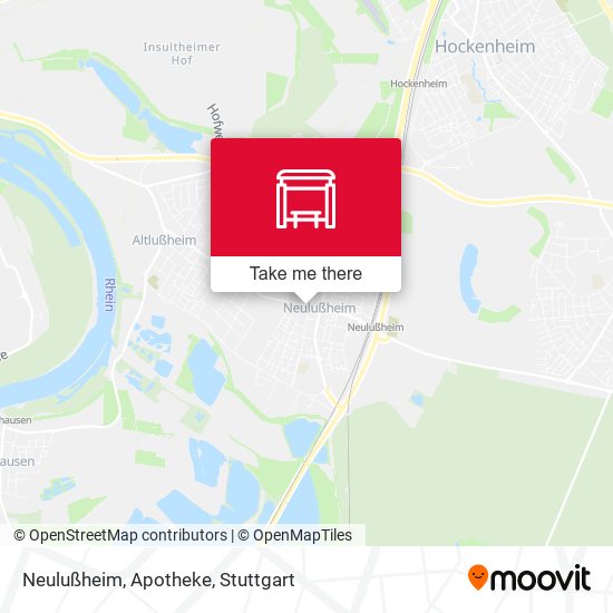 Neulußheim, Apotheke map