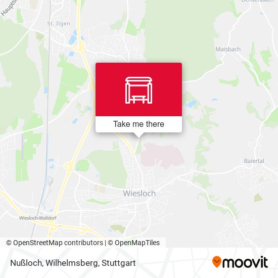 Nußloch, Wilhelmsberg map