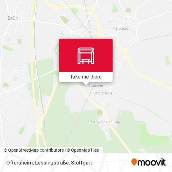 Карта Oftersheim, Lessingstraße