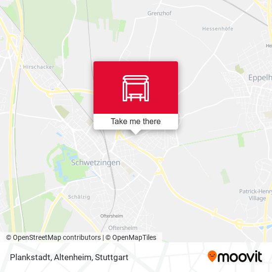 Plankstadt, Altenheim map
