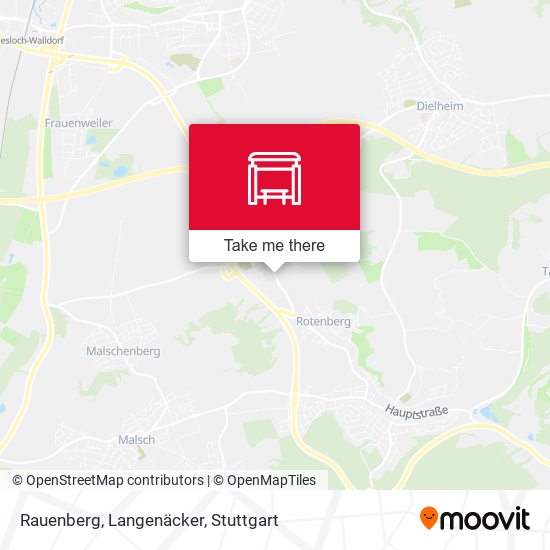 Rauenberg, Langenäcker map