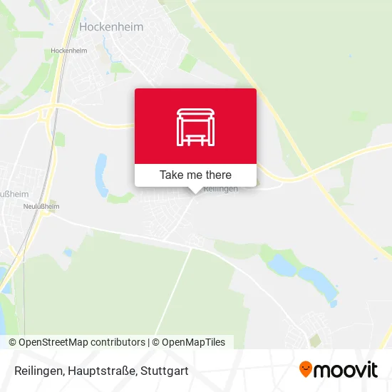 Карта Reilingen, Hauptstraße